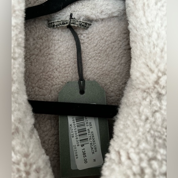 All Saints Biker Shearling coat- BNWT - Picture 7 of 9